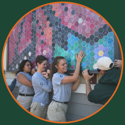 installing-art-on-wellness-building